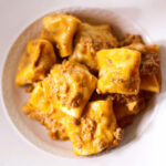 Handmade Fresh Pasta Veal Tortelloni, Served With Bolognese Cream Sauce SQUARE